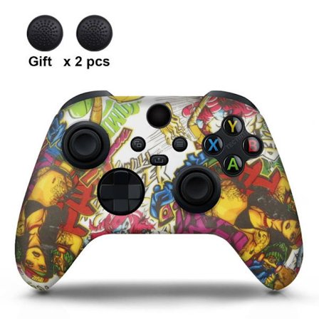 Fodral för Xbox Series S/X-kontroller, silikon med knappskydd (13)