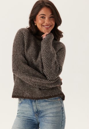 VILA Vilory High Neck L/S KNIT TOP Klær