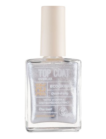 ECOOKING Nail Polish Top Coat - Glitter - Nude - ONE SIZE