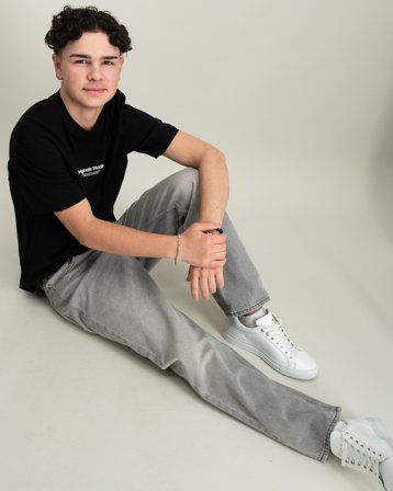 Jack & Jones JJICHRIS JJORIGINAL AKM 928 NOOS JNR Grau Jeans Jungen - Kids Brand Store