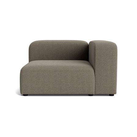 Milo chaiselong, højrevendt - Nordic Grå - 130x130x72 - Sofa, chaiselong