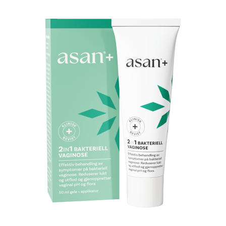 Asan+ 2in1 Bakteriell Vaginose, 50 ml