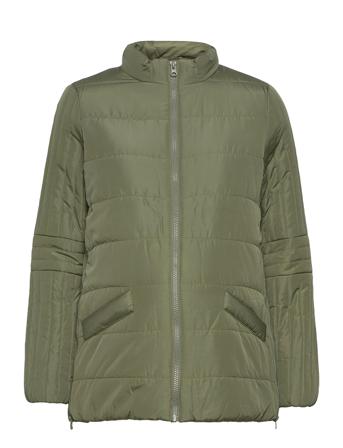 Mlqueenie Zippy Side 2 In 1 Jacket Green Mamalicious