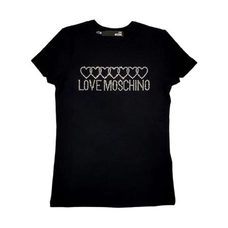 Love Moschino T-Shirts Sort, Dame