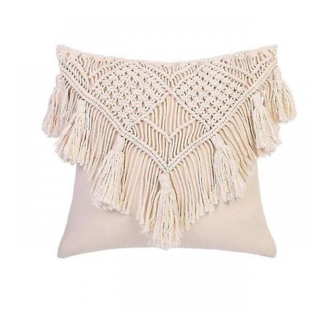 Dekorativ Kuddfodral Soffa Heminredning Vävd Kudde Örngott Tofs Fyrkantigt Kuddfodral 2-pack 45cm