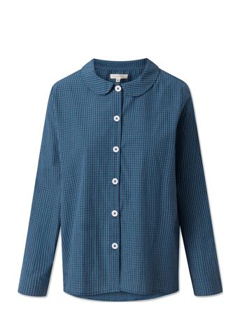 Petra Shirt - London Langærmet Skjorte Blå STUDIO FEDER