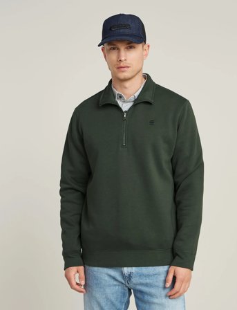 G-Star Premium Core Half Zip R Sw L\S - Khaki green - L