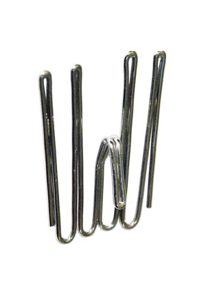 Hasta - Glidkrok 4-finger - Silver - Gardintillbehör - Från Homeroom