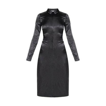 Samsøe Samsøe ‘Ivana’ Kjole with collar Sort, Dame