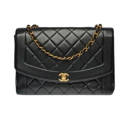Chanel Vintage Pre-owned Shoulder Tass , Zwart , Dames , Maat: ONE Size Vintage Tassen