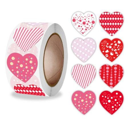 500st Stickers Klistermärken - Love / Hjärta Motiv - Cartoon Multifärg