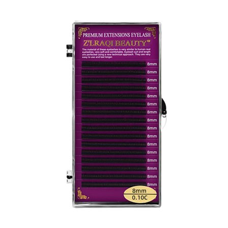 Volym ögonfransförlängning 0,07/0,1 mm C/D Curl 8-15 mm Längd Easy Fan Volym Fransar Blandningsbricka 7-15 mm Blooming Lashes