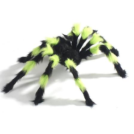 50cm simuleret prank stor edderkop legetøj Halloween fest green