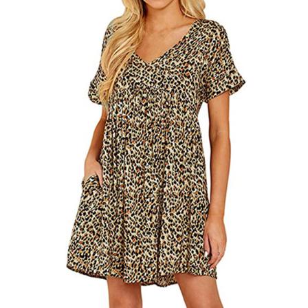 Enfärgad Print För Kvinnor Med Blommönster