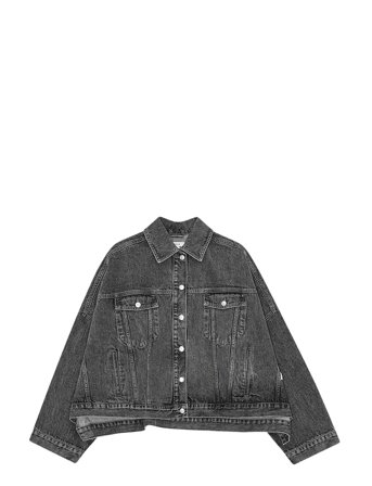 REMAIN Birger Christensen | Drapy Back Denim Jacket | 38