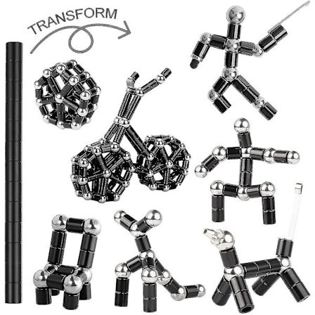 Magnetisk Fidget-penn, Magnet Fidgi-penn, Jiki Crush Metric Pen Crinkle, Crushmetric Switch Strato-penner, Multifunksjonell Deformerbar Magnet 