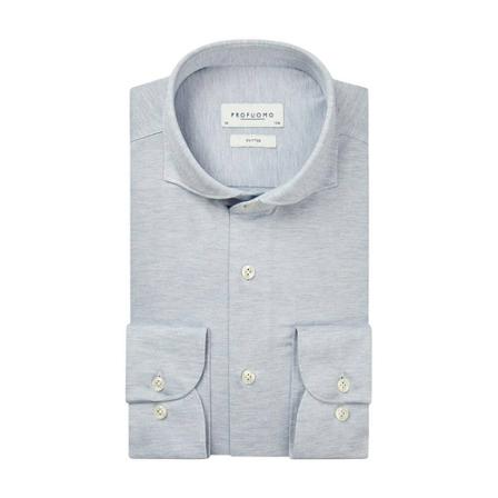 Profuomo T-shirt , Blauw , Heren , Maat: 3XL