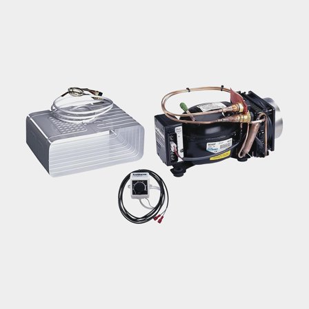 Agregat chłodniczy do zabudowy Isotherm Compact Classic 2501, 12V / 24V, chłodzony powietrzem, pasuje do skrzyni do 200 litrów - Jachtowa
