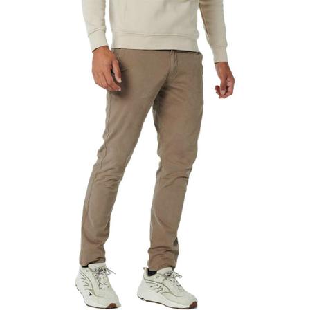 No Excess Pants chino garment dyed stretch re khaki , Beige , Heren , Maat: W31