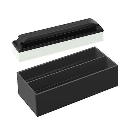 Skæg Rengørings- og Holder Sæt Rengøringsværktøj, 1 Skæg Rengøring og 1 Rengøringsbar Holder, til Mænd Badeværelsesvask Barbering