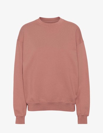 Organic Oversized Crew - Rosewood Mist - L