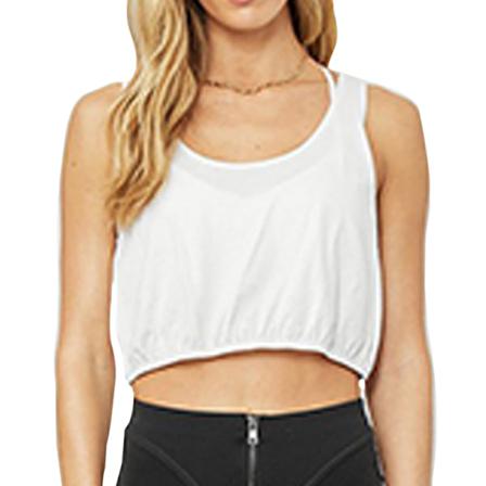 Ärmlös T-shirt För Träning Med Scoop-neck För Damer