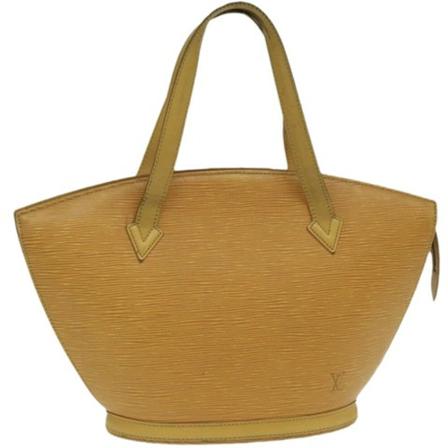 Louis Vuitton Vintage, Pre-owned Leather Handbag Geel, Dames, Maat:ONE Size