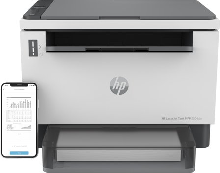 HP LaserJet Tank MFP 2604dw - multifunksjonsskriver - S/H