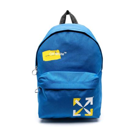 Off White Rugzaks , Blauw , Heren , Maat: ONE Size Rugzakken