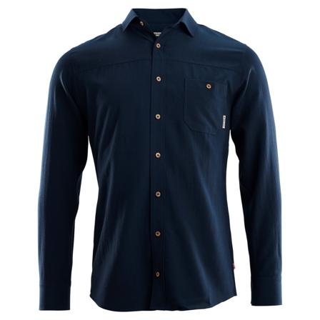 Aclima LeisureWool Woven Wool Shirt Man Men long-sleeved shirts Blue S