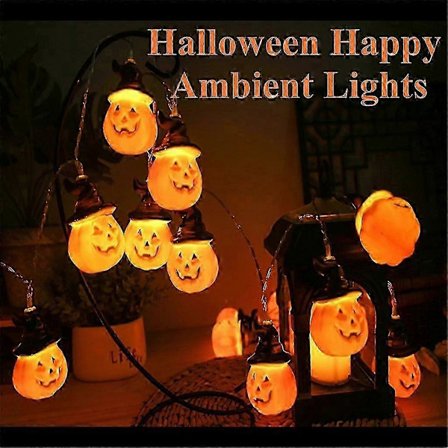 2025 Juldekorationer Halloween Ljus LED Slinga Halloween Dekoration Rekvisita Bar Party Trickster Dekorativ