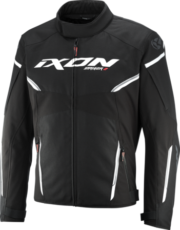 MC-Jakke Ixon Striker 2 C Sort/Hvit 6XL