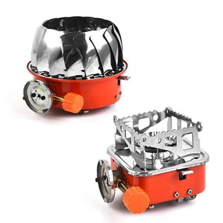 Bärbart gasolkök för utomhusbruk, picknick, camping, vandring, mini-spis, butanverktyg (FMY)