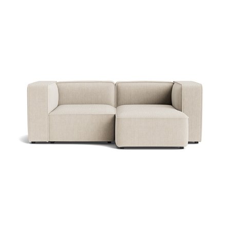 Modus chaiselong sofa, højrevendt - Poso Beige - 196x130x67 - Sofa, chaiselong