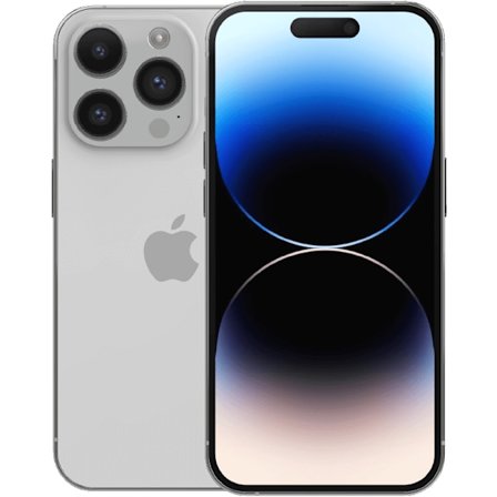 Apple iPhone 14 Pro Silver 256 GB Klass C Nytt batteri (refurbished)