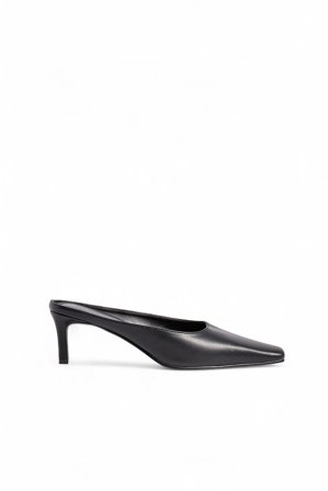 NA-KD Squared Toe Mules - Schuhe Silvester - Schwarz - EU 40