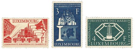 Luxembourg 1956 - Postfrisk - MICHEL 552-54