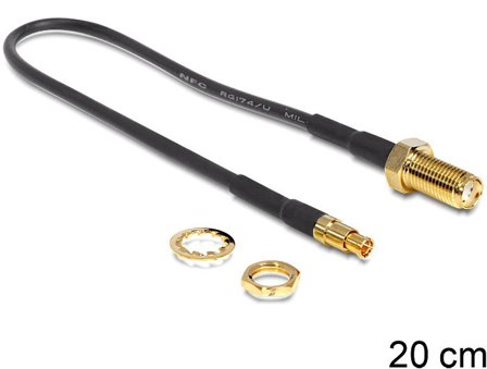 Delock RF-kabel - RF - 20 cm