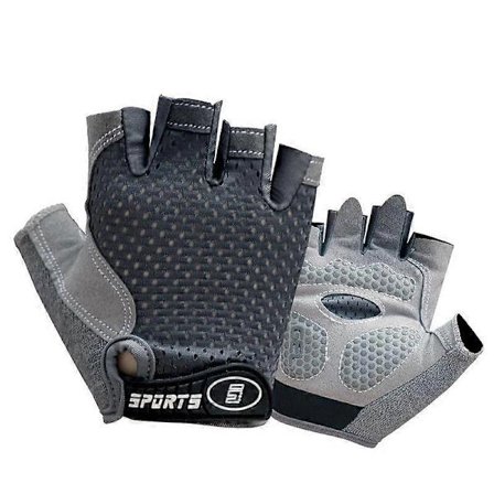 Barnhandskar Halv Finger Utomhussporter Barn Cykling Pojkar Flickor Skydd Halkfria Andningsbara Tunna Vår Sommarhandskar-WELLNGS