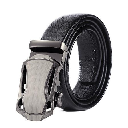 Svart sportsbil herrebelte med automatisk spenne for menn 35m