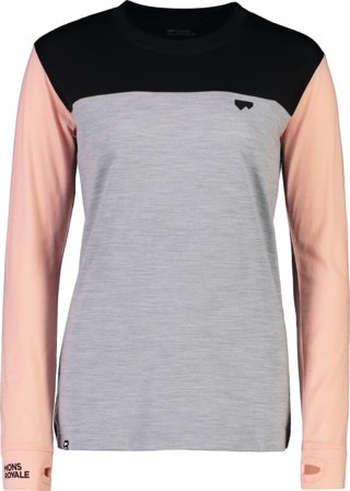 Mons Royale Women's Yotei BF LS Women base layer tops Grey L