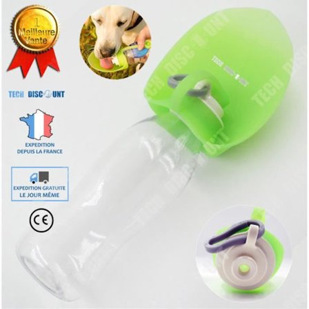 Vattenflaska för hund - TD - 600ML - Tyst - Silikon - Stort kapacitet