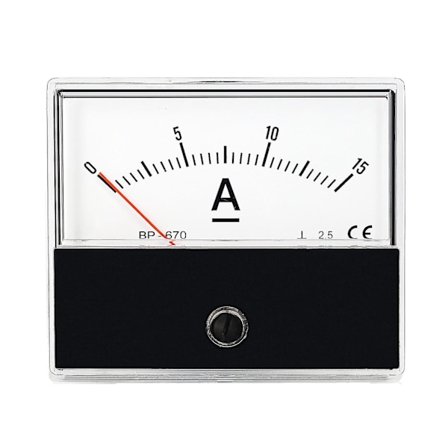 Analog strømmålerpanel Amperemeter Gauge Klasse 2.5 Nøyaktighet Dc 0-15a Analog Amperemeter Ampere Måling Tester Gauge Panel-dc 0-15a-