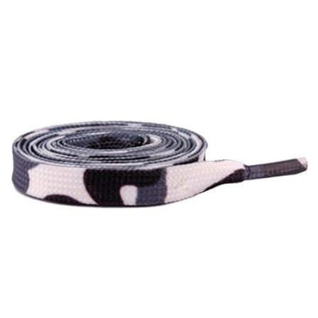 Skolisser - Kamuflasje - Hvite - Flate [120 cm]