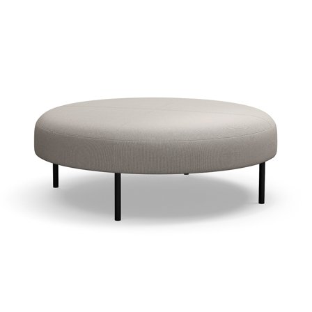 Hocker, VARIETY, Ø 1200mm, Stoff Blues CSII, taupe