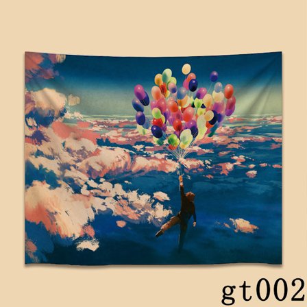 Nordisk stil sovrumsdekorativ väv Digitaltryck bakgrund