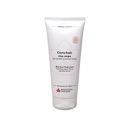Biofficina Toscana Crema basic viso-corpo 200ml - Tratt.viso 24 ore lenitiva