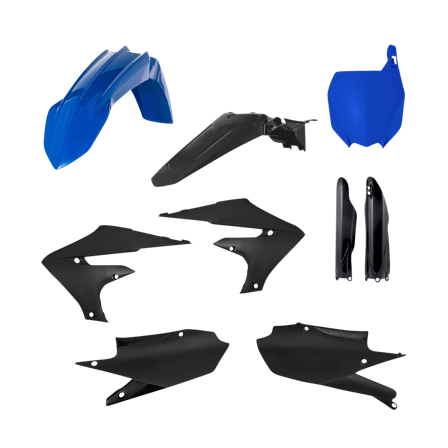 Kit Plastiche Completo Acerbis Nero-Blu - Yamaha YZ 250FX 2021-2022
