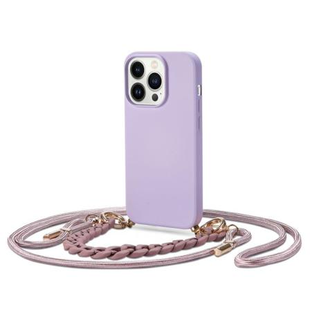 Tech-protect Iphone 14 Pro Skal Icon Chain Violet