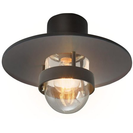 Norlys Bergen Takarmatur E27, IP55 Svart, Belysning